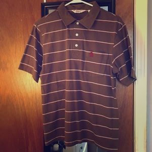 Penguin men’s striped polo shirt